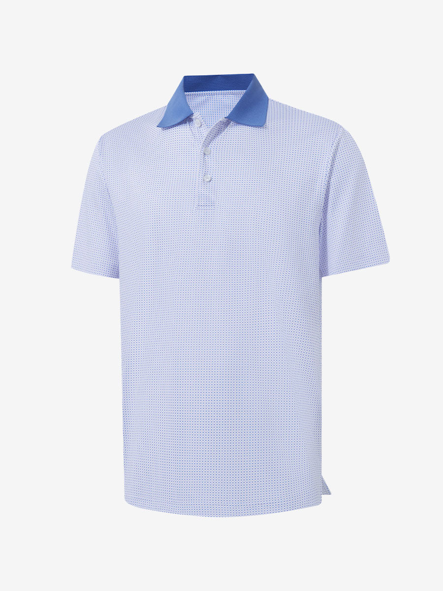 Premium Ribbed Collar Print Polo Shirts