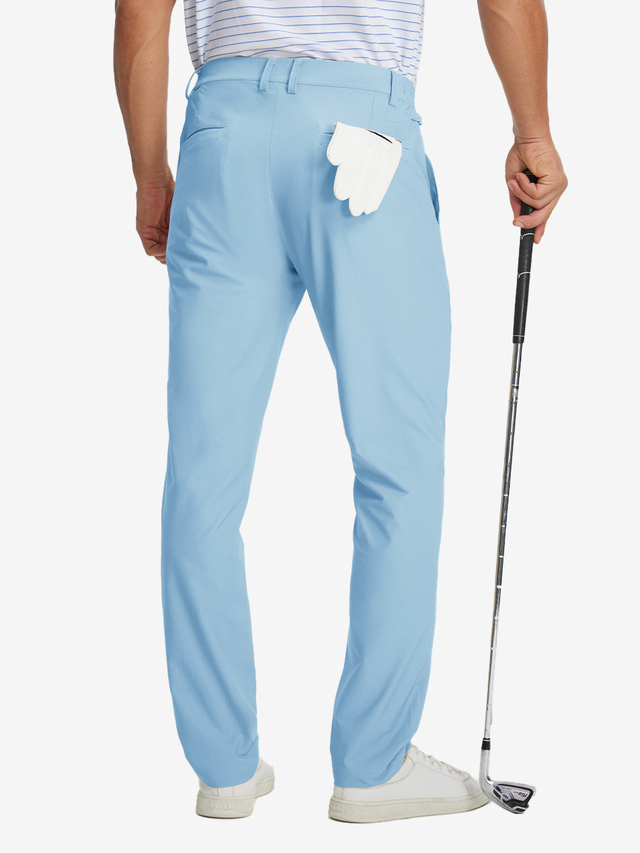 Lightweight Flat Front Casual Trousers