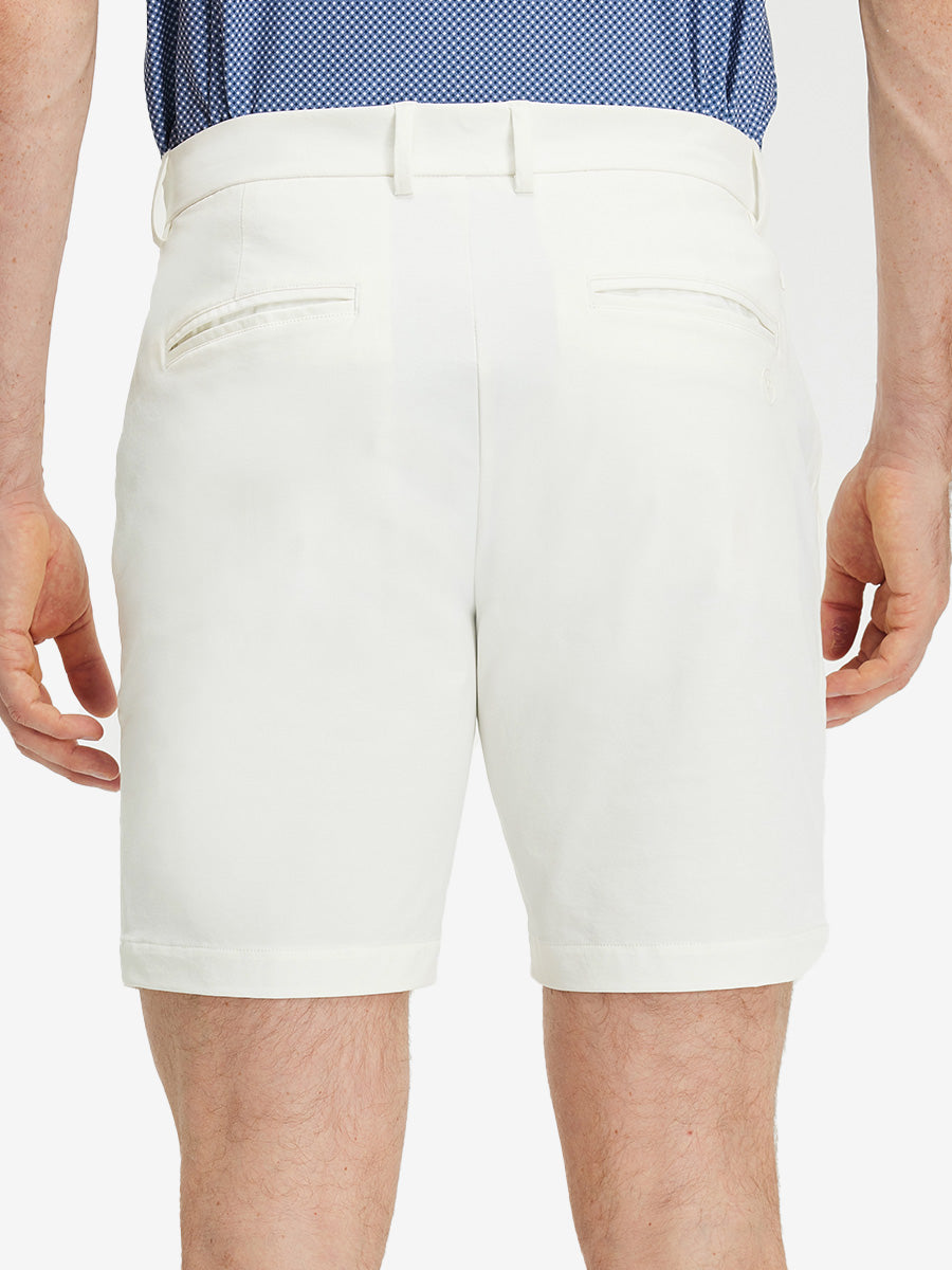 Flat Front Flex Cotton Blend Golf Shorts