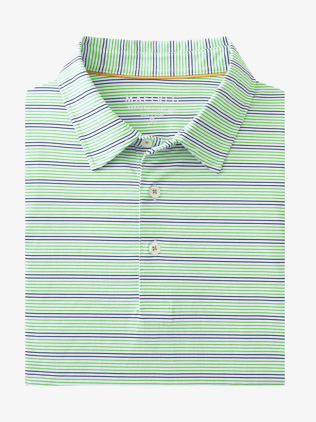 Performance Stripe Golf Shirts