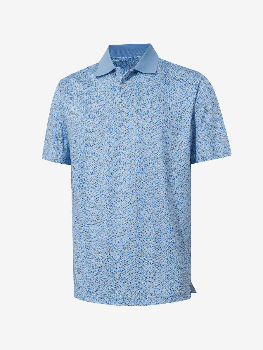 Premium Ribbed Collar Print Polo Shirts