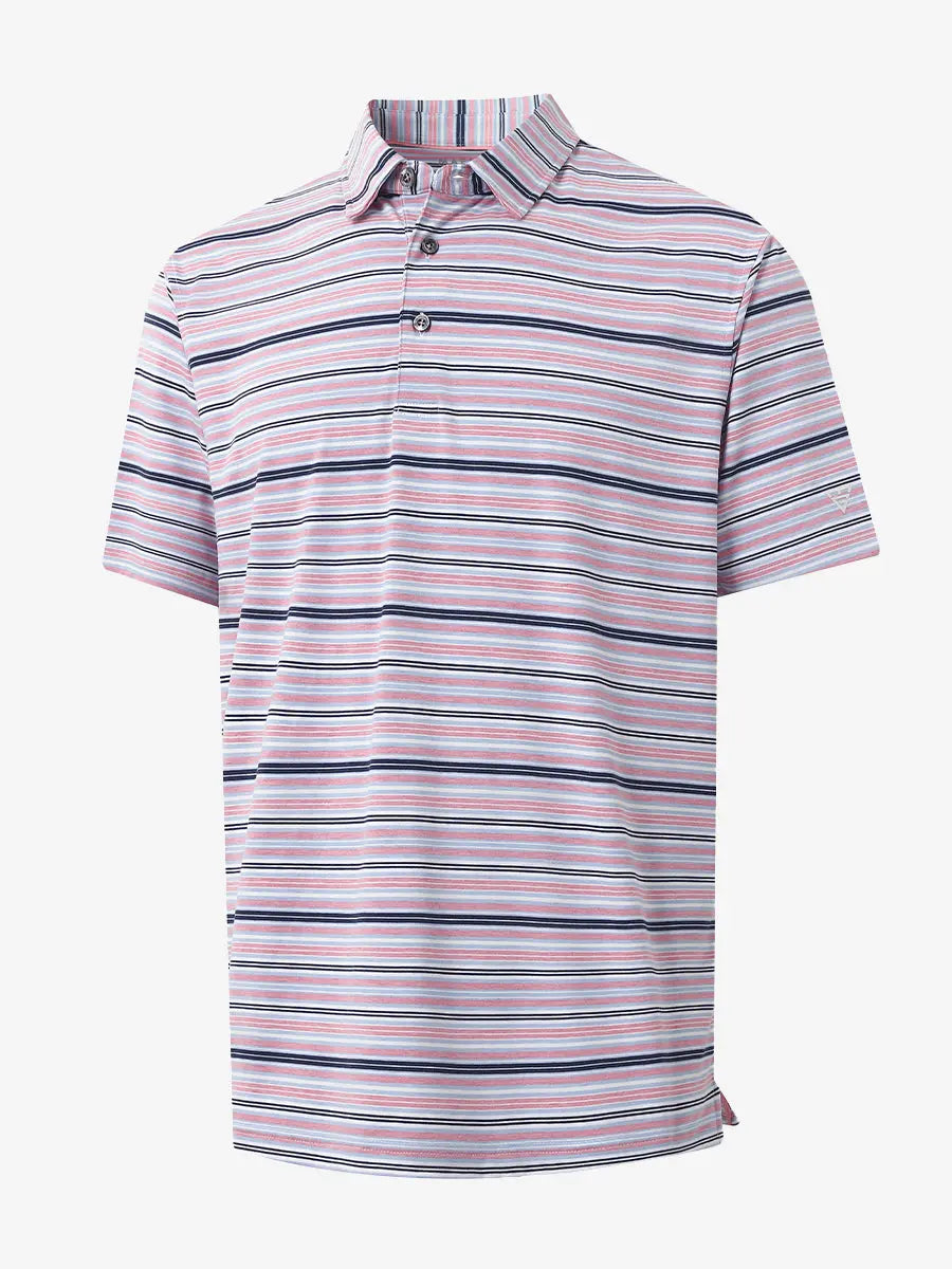 Performance Yarn Dye Striped Polo