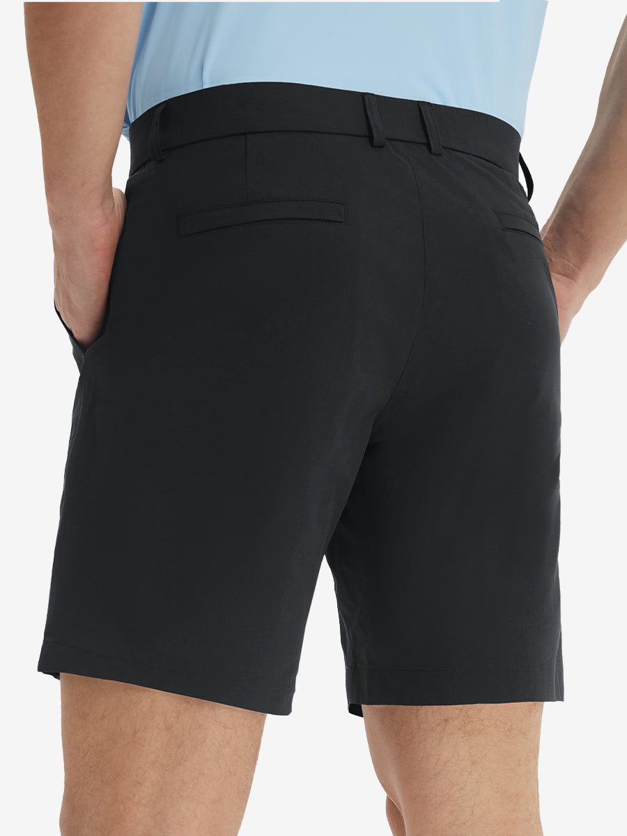 Stretch Soft Flat Front Dress Golf Shorts
