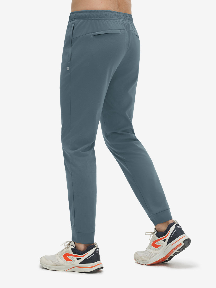 Mesh Joggers with Zipper Pockets
