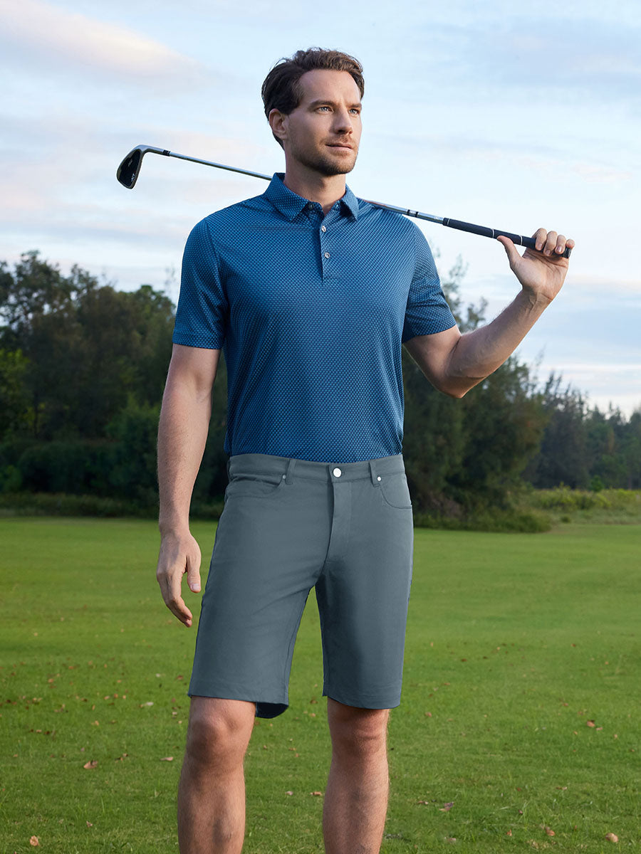 4-way Stretch Performance Solid Shorts
