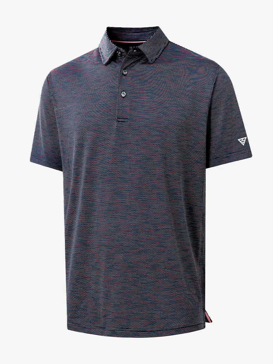 Performance Yarn Dye Striped Polo