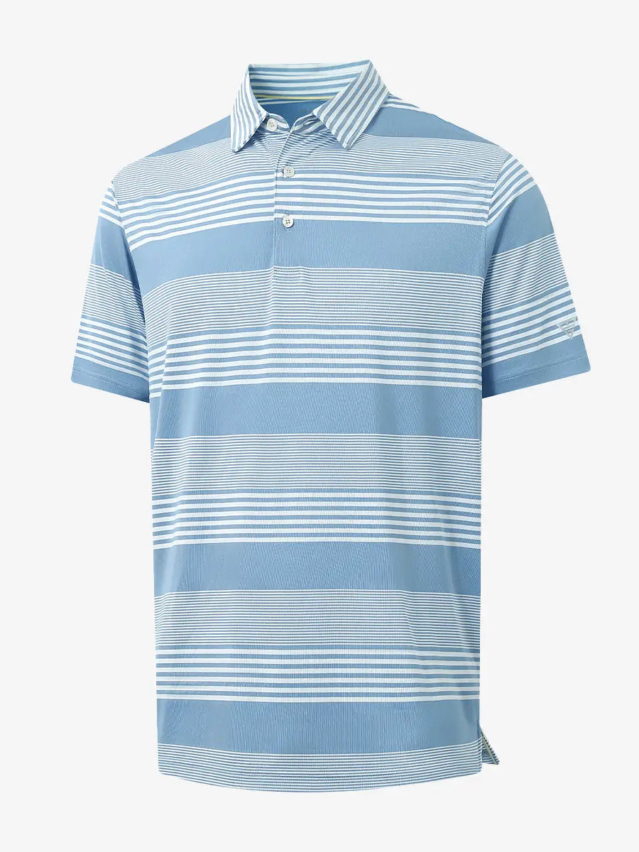 Performance Yarn Dye Striped Polo