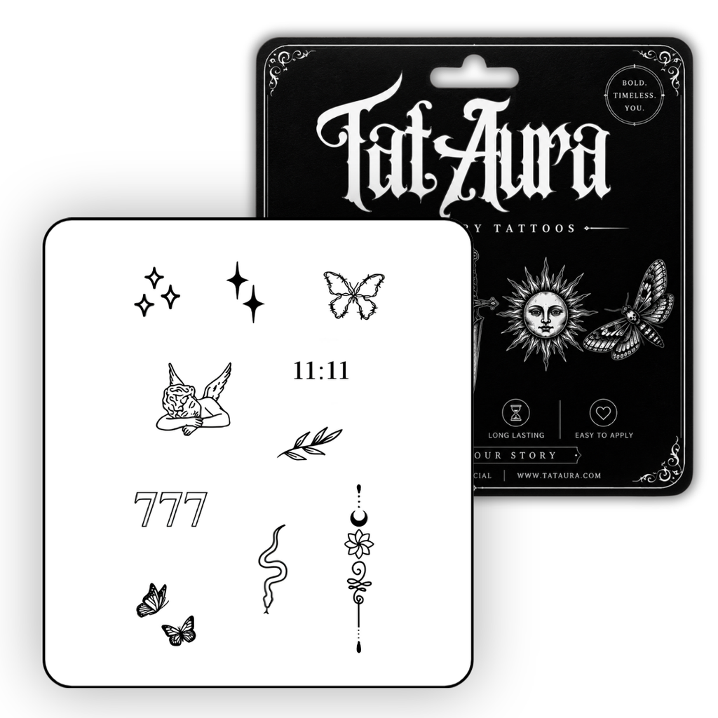 Lucky Symbols - Finger Tattoos