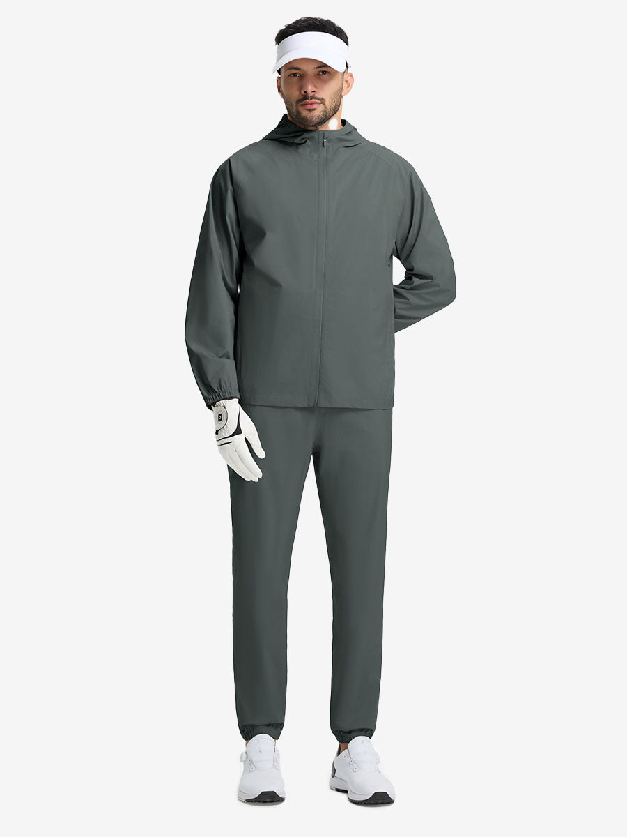 Lightweight Waterproof Rain Pants with Zipper Pockets