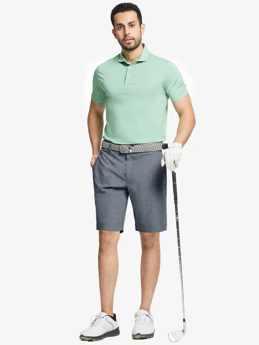 Heather Performance Golf Shorts