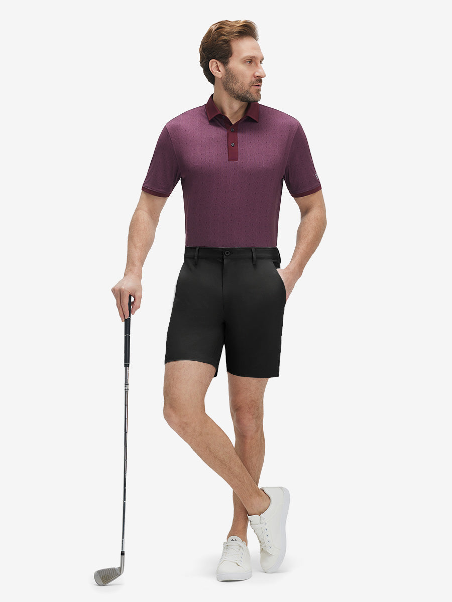 Flat Front Hybrid Golf Shorts