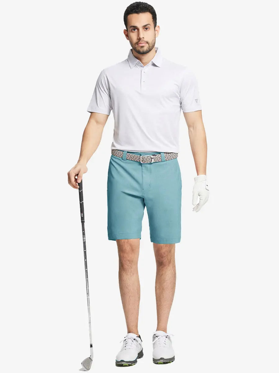 Heather Performance Golf Shorts