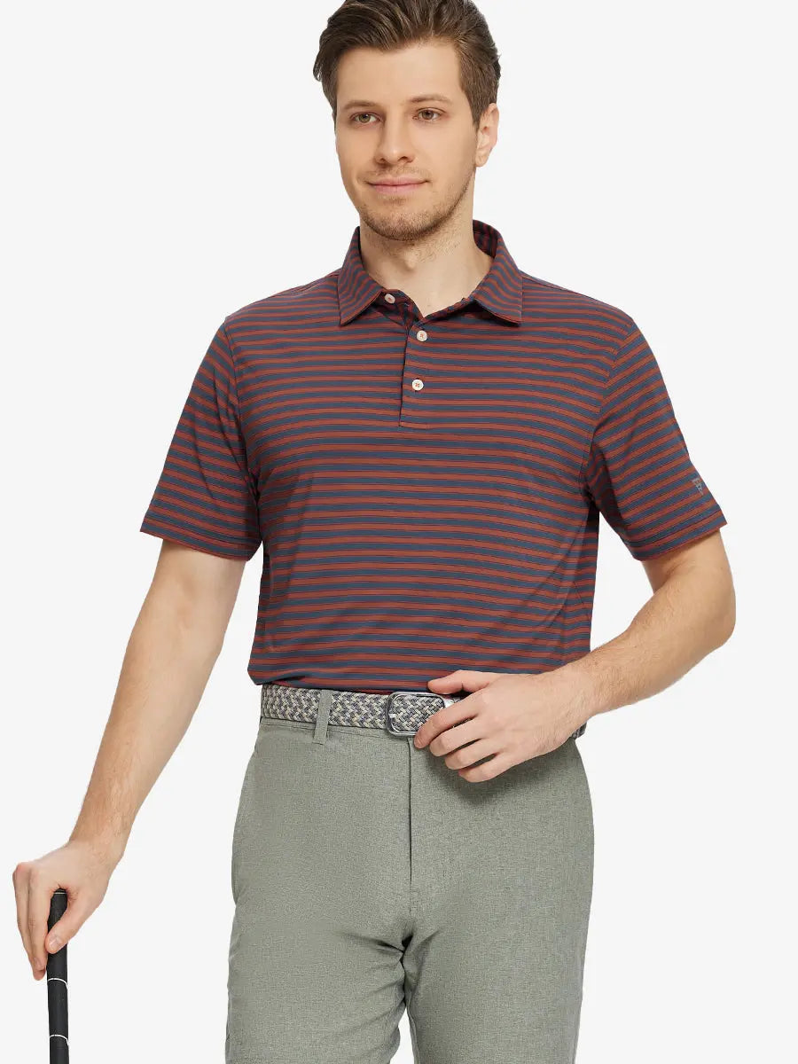 Yarn Dyed Stripe Polo