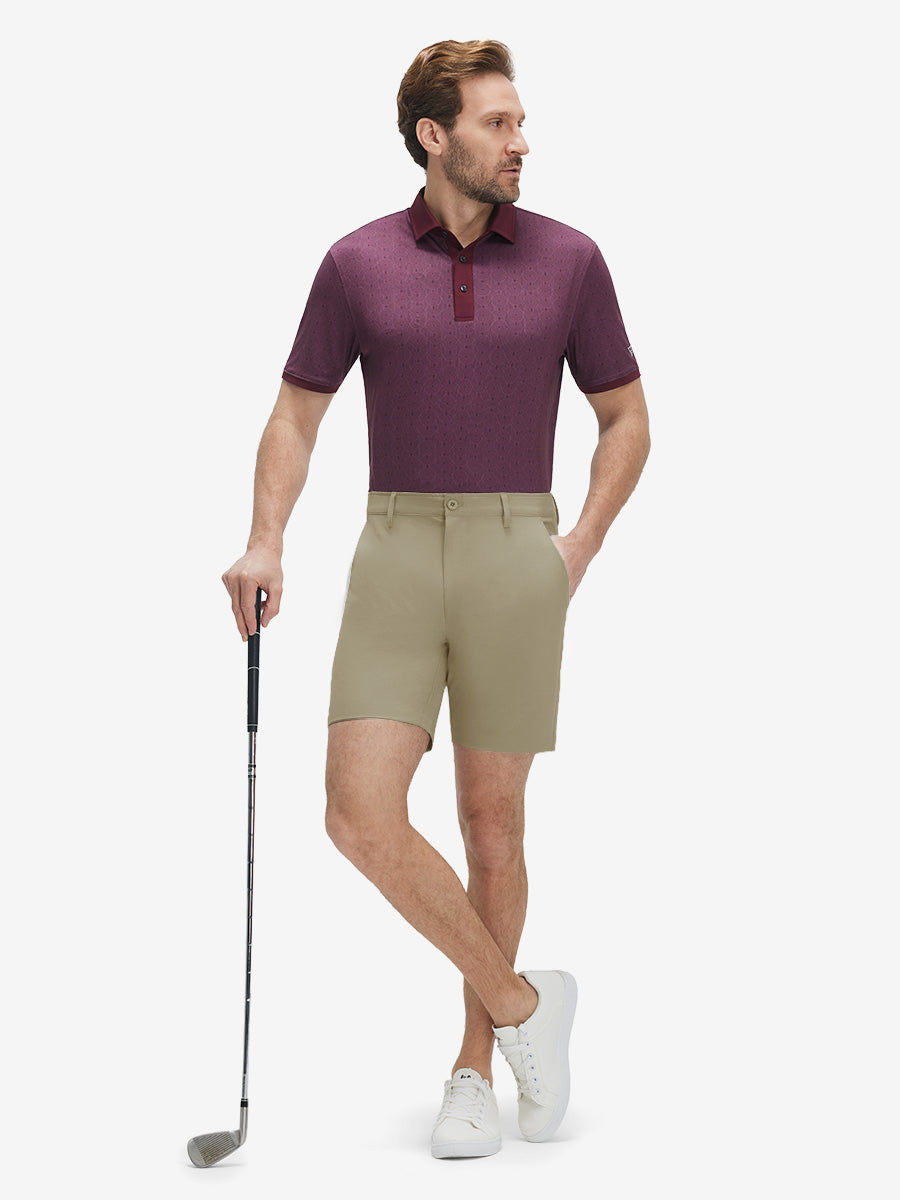 Flat Front Hybrid Golf Shorts