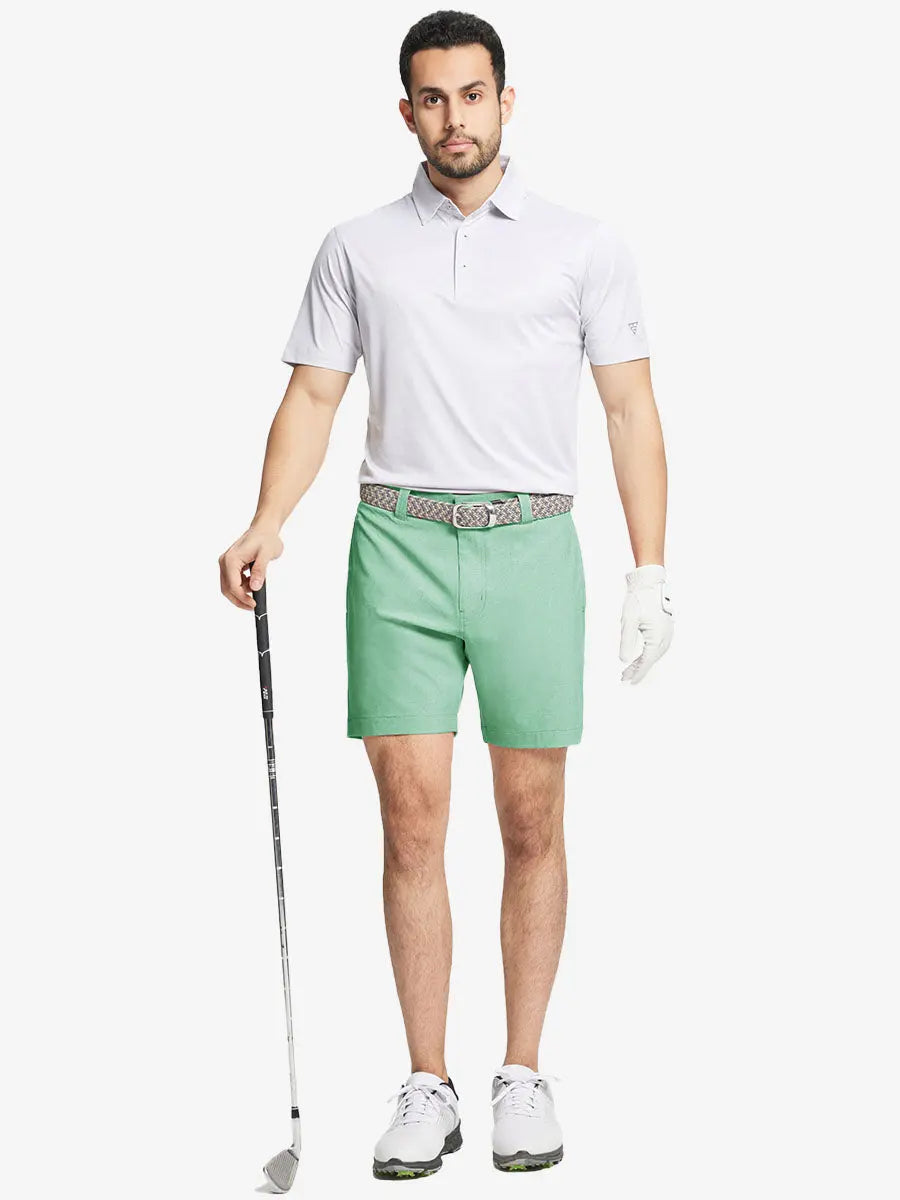 Heather Performance Golf Shorts