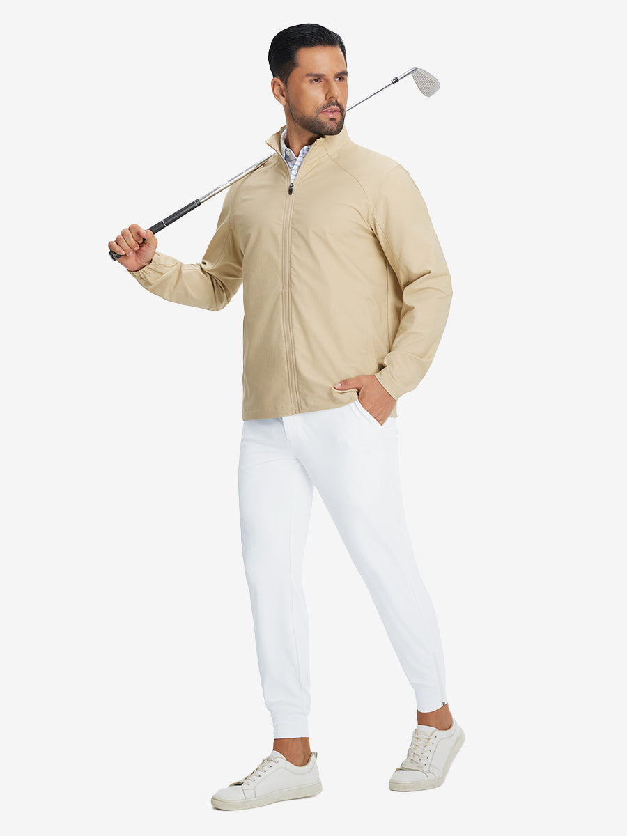 Lightweight Ankle-Zip Sweatpants with 4 Pockets