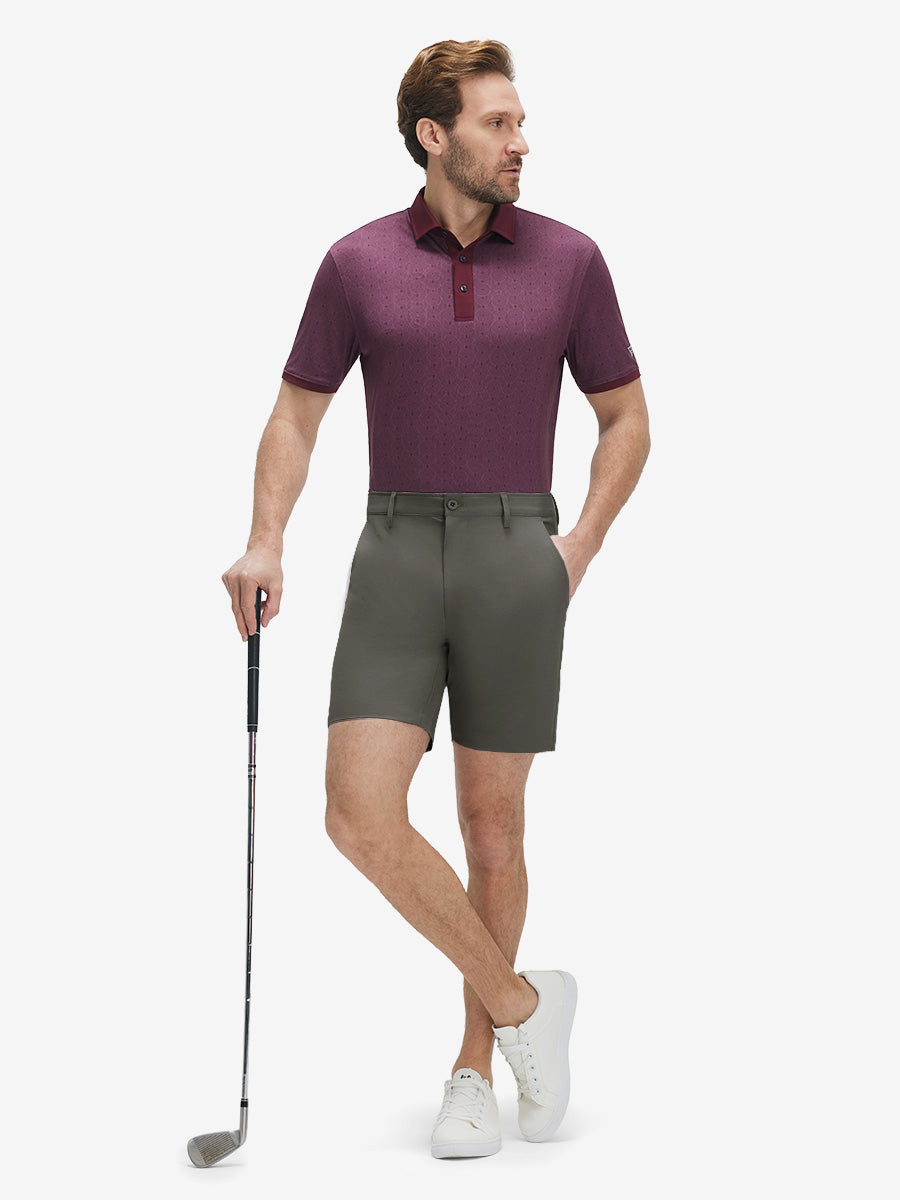 Flat Front Hybrid Golf Shorts