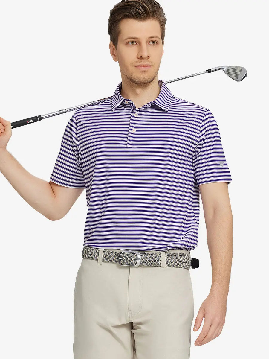Yarn Dyed Stripe Polo
