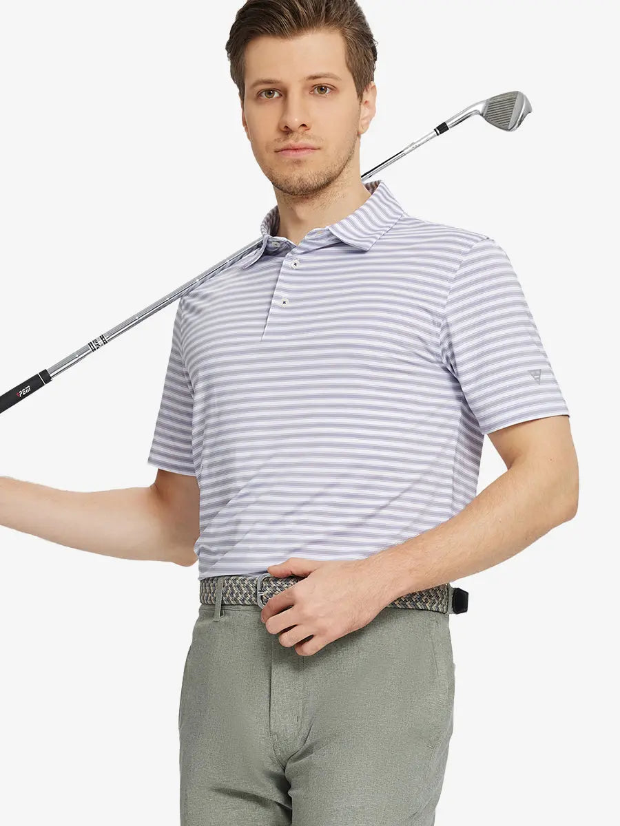 Yarn Dyed Stripe Polo