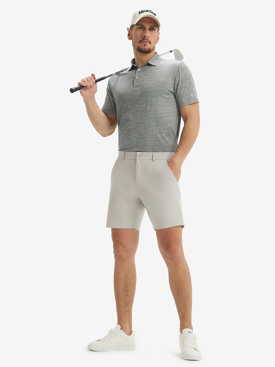 Stretch Soft Flat Front Dress Golf Shorts