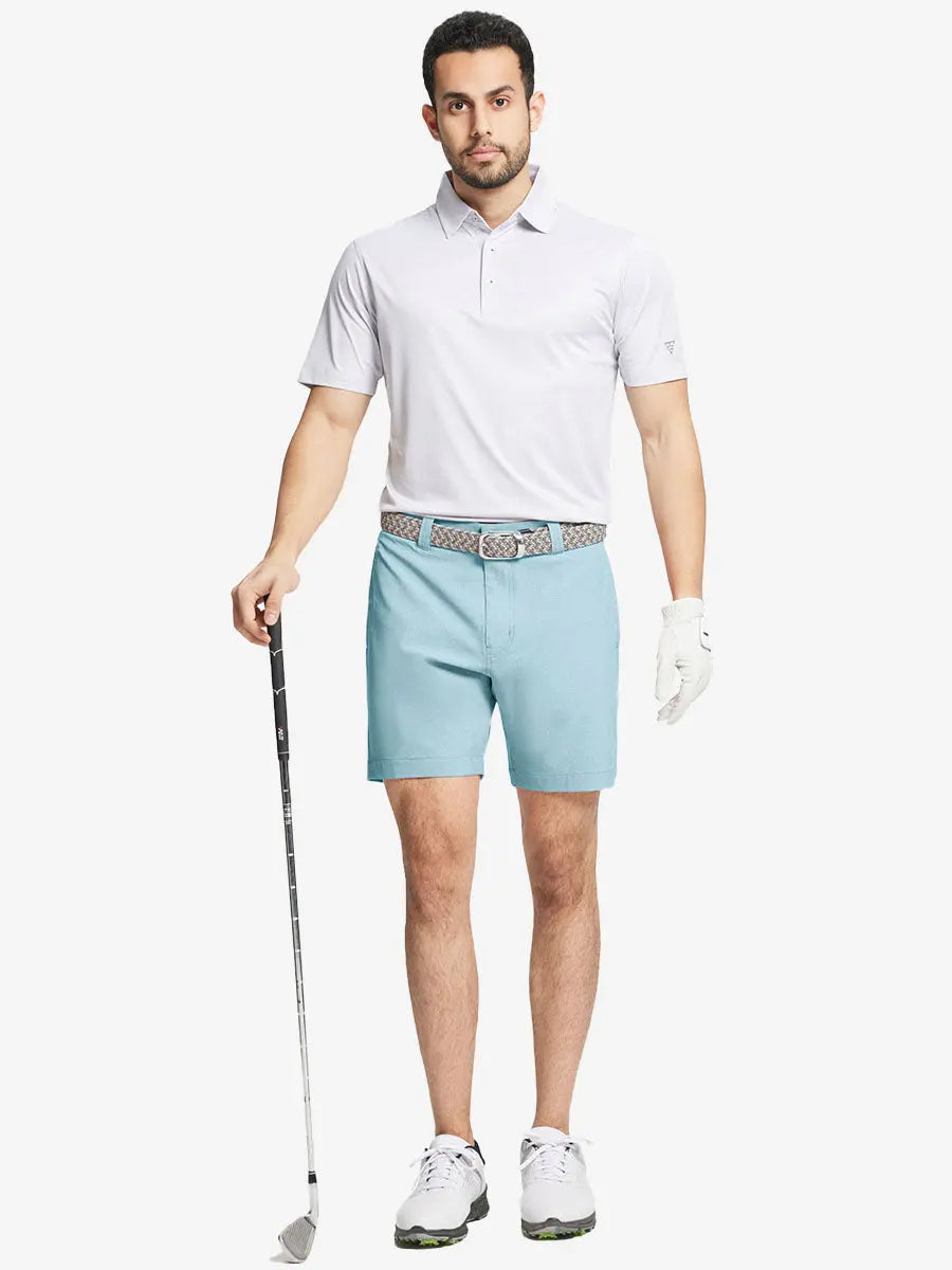 Heather Performance Golf Shorts