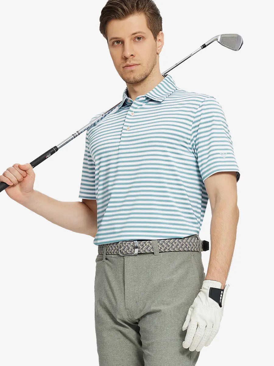 Yarn Dyed Stripe Polo