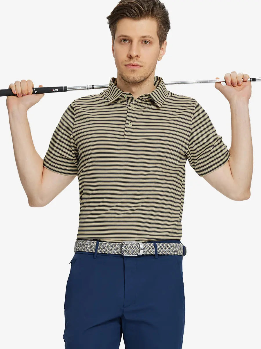 Yarn Dyed Stripe Polo