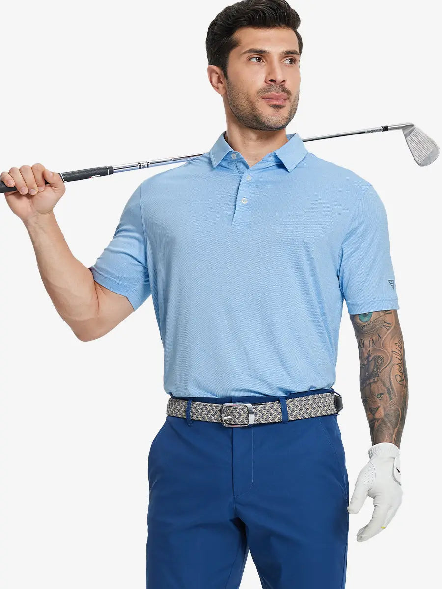 Premium Stretch Heather Polo