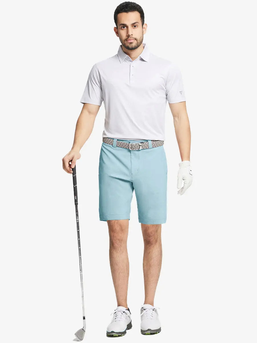 Heather Performance Golf Shorts