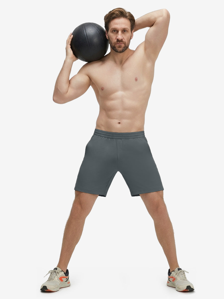 4 Way Stretch Breathable Workout Athletic Shorts