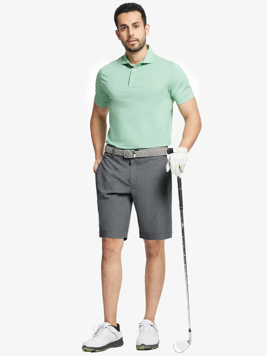 Heather Performance Golf Shorts