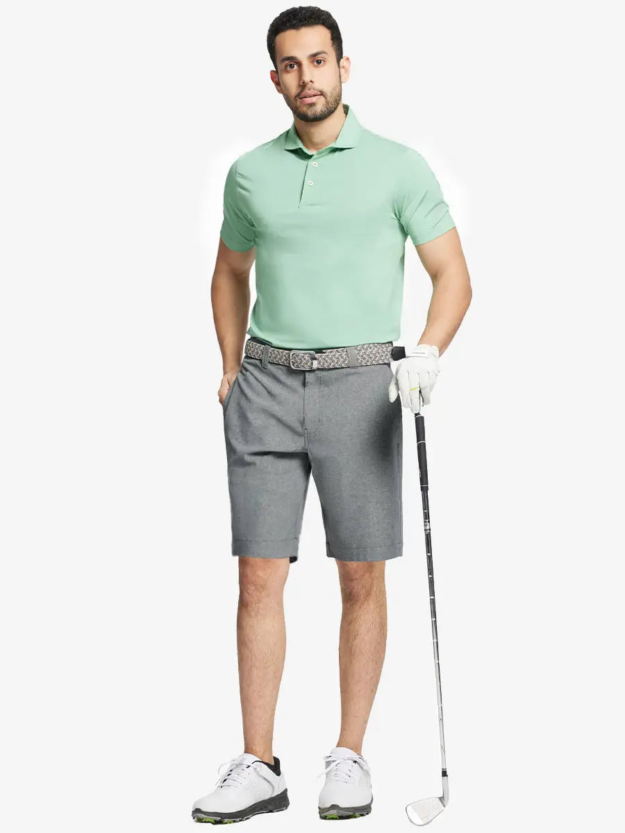 Heather Performance Golf Shorts