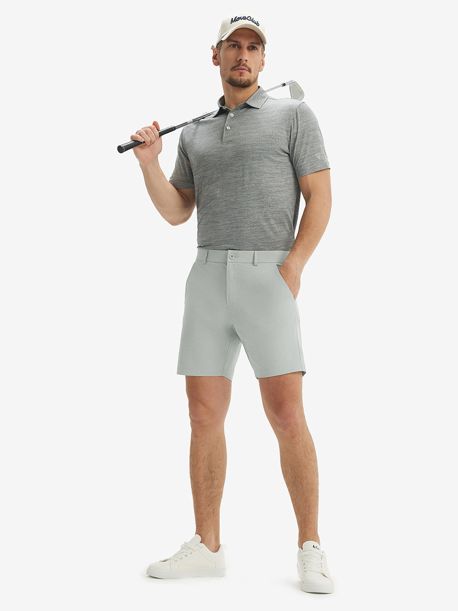Stretch Soft Flat Front Dress Golf Shorts