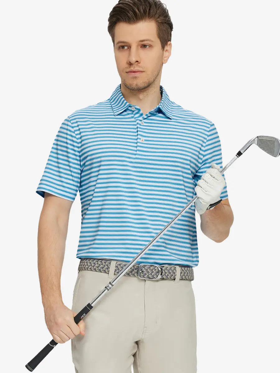 Yarn Dyed Stripe Polo