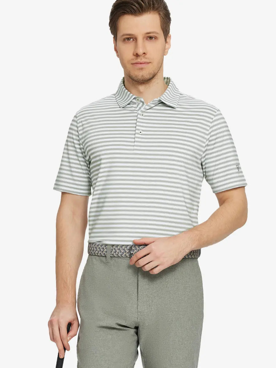 Yarn Dyed Stripe Polo