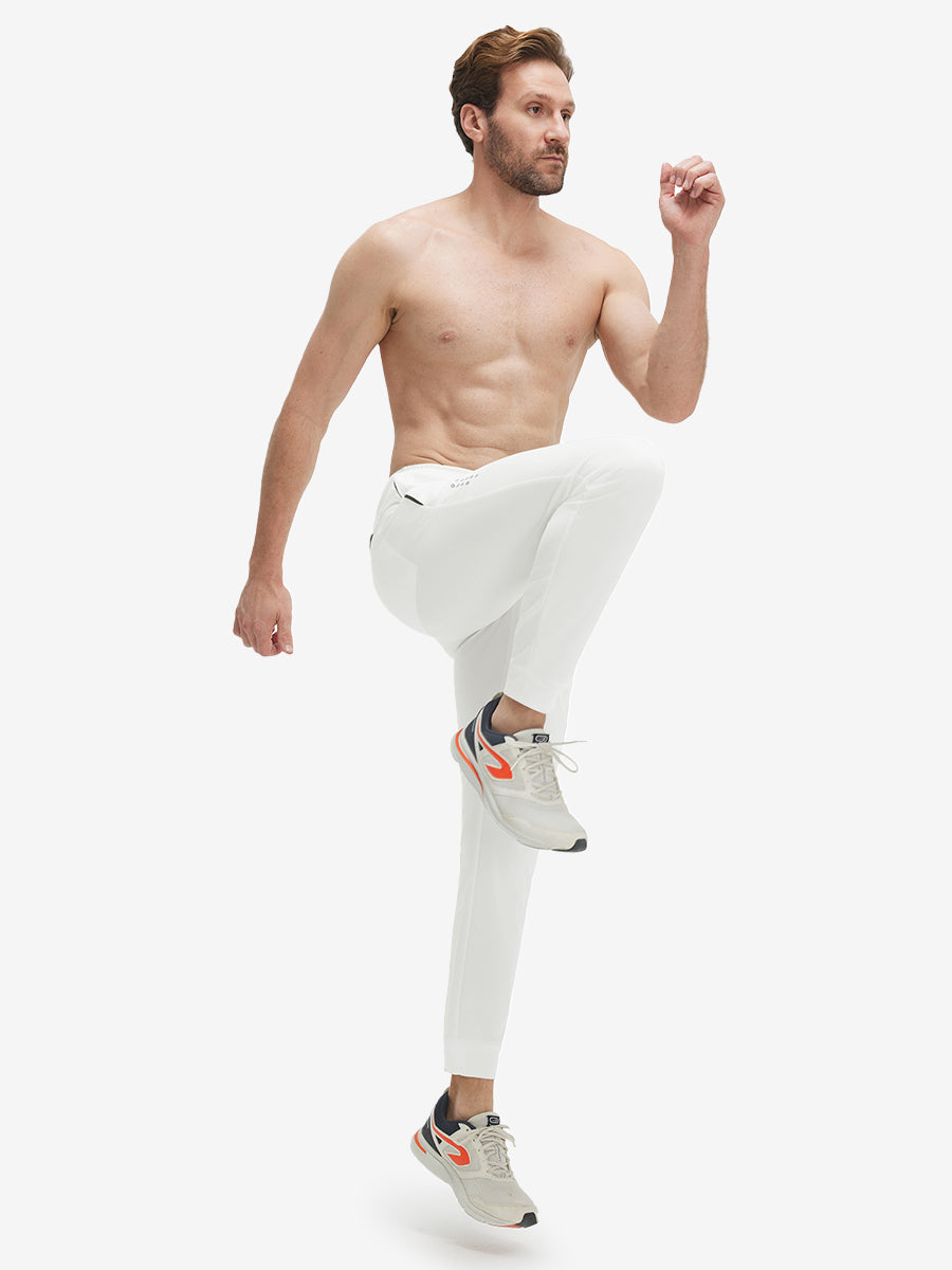 Mesh Joggers with Zipper Pockets