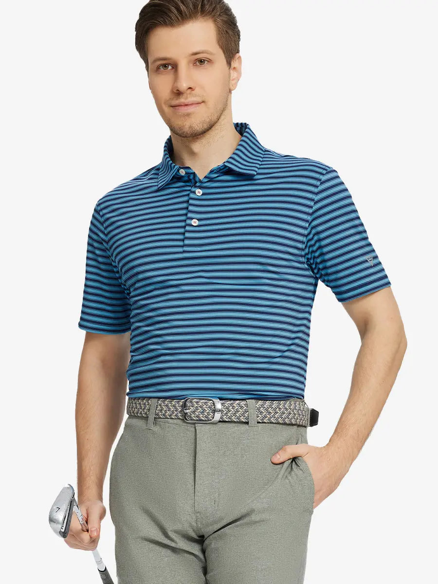 Yarn Dyed Stripe Polo