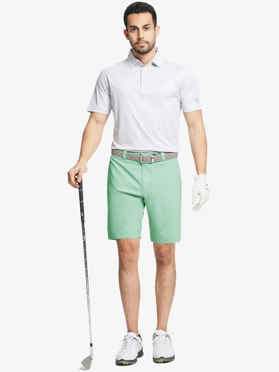 Heather Performance Golf Shorts