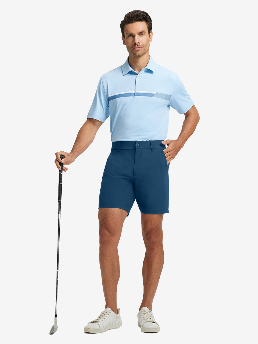 Quick Dry Casual Shorts with 4 Pockets