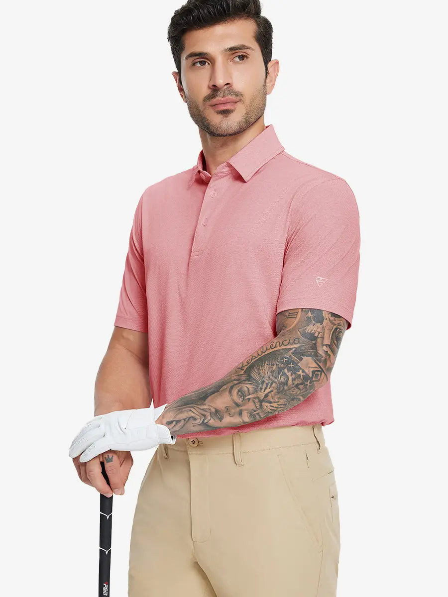 Premium Stretch Heather Polo
