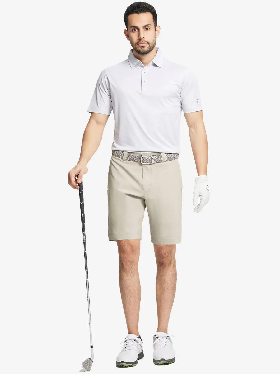 Heather Performance Golf Shorts