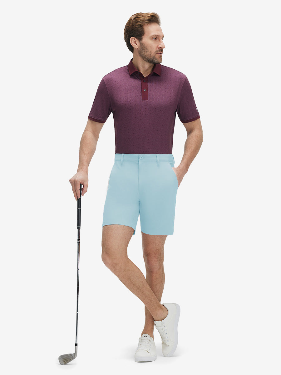 Flat Front Hybrid Golf Shorts