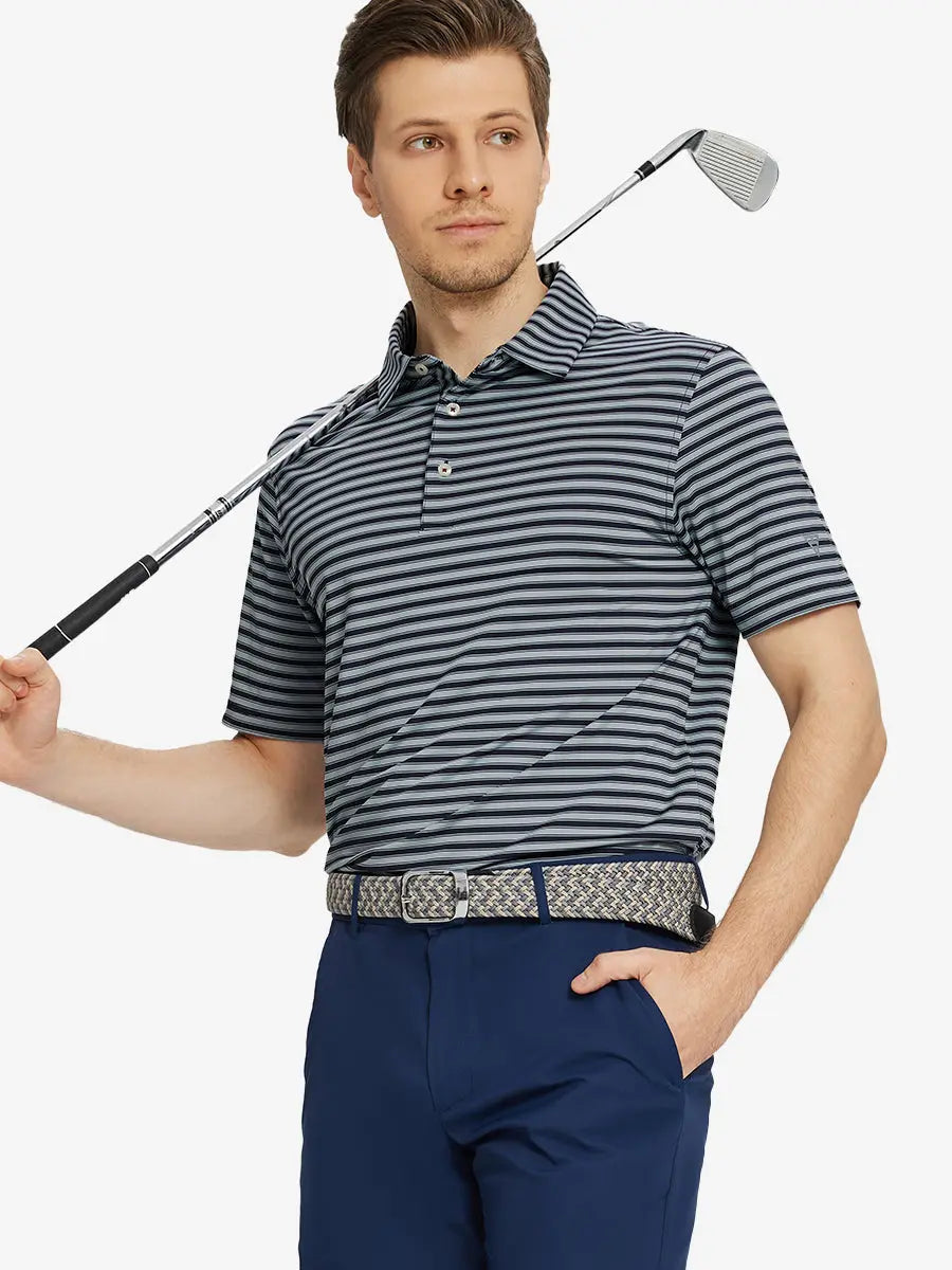 Yarn Dyed Stripe Polo