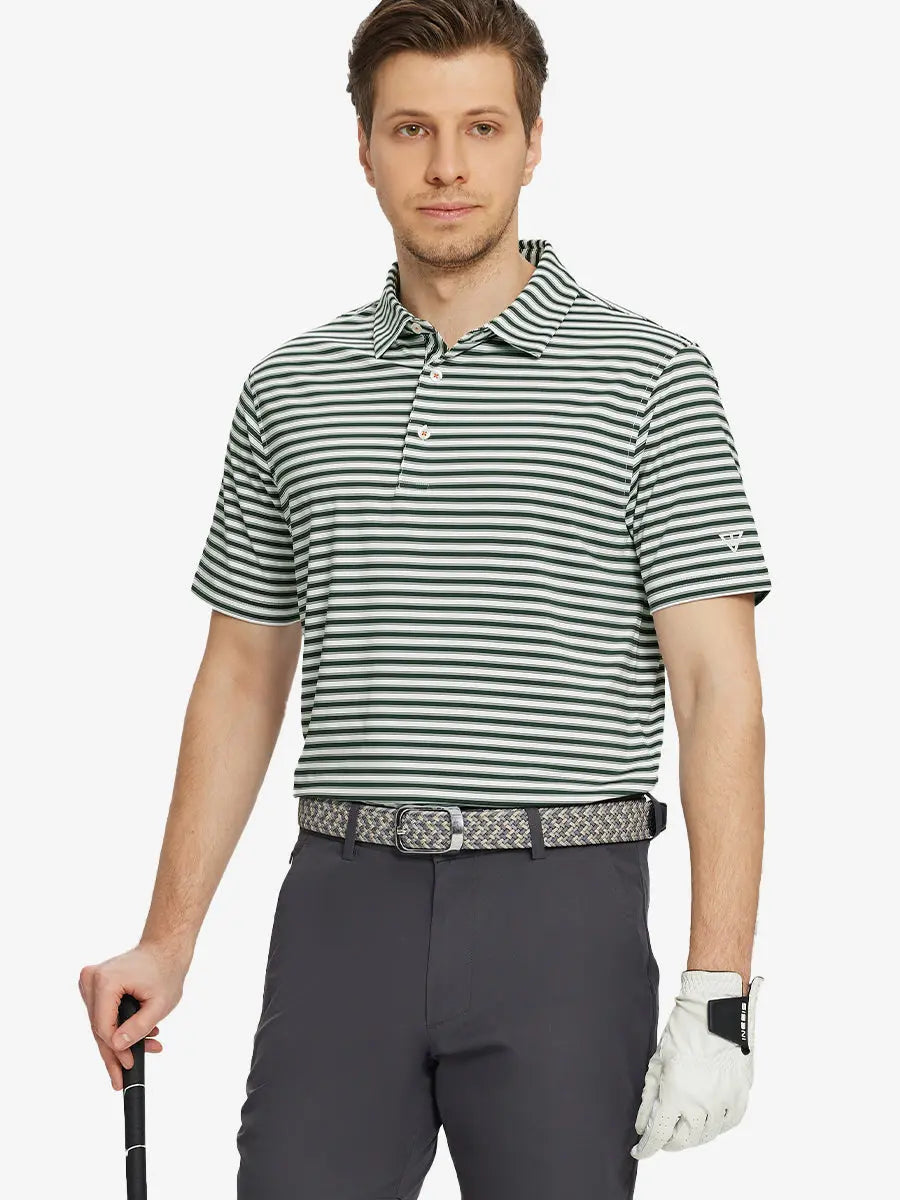 Yarn Dyed Stripe Polo
