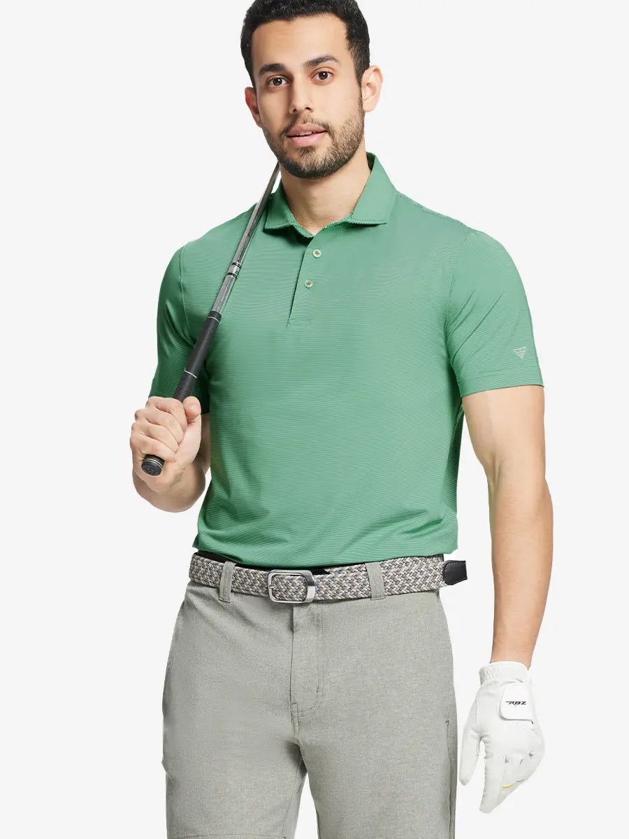 Pinstripe Jersey Performance Polo