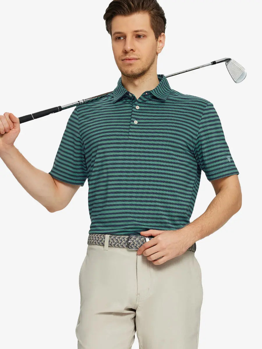 Yarn Dyed Stripe Polo