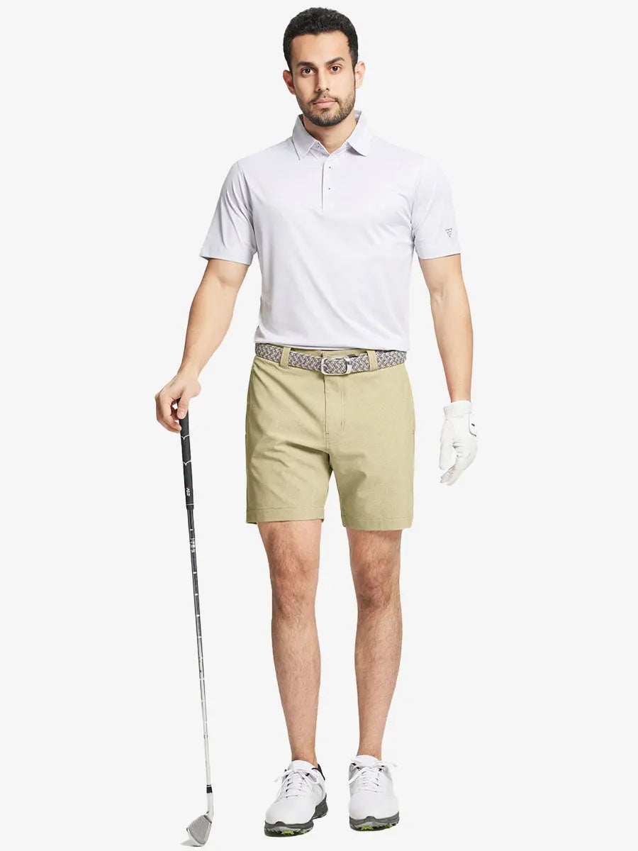 Heather Performance Golf Shorts