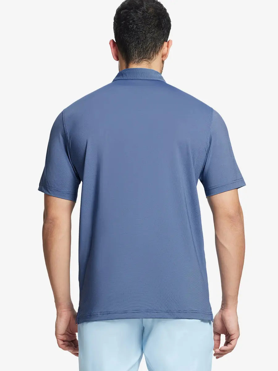 Pinstripe Jersey Performance Polo