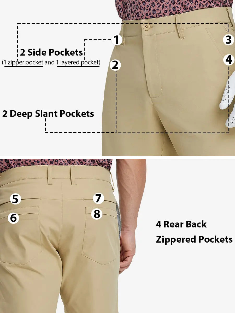 Water Resistant Versatile 8 Pockets Shorts