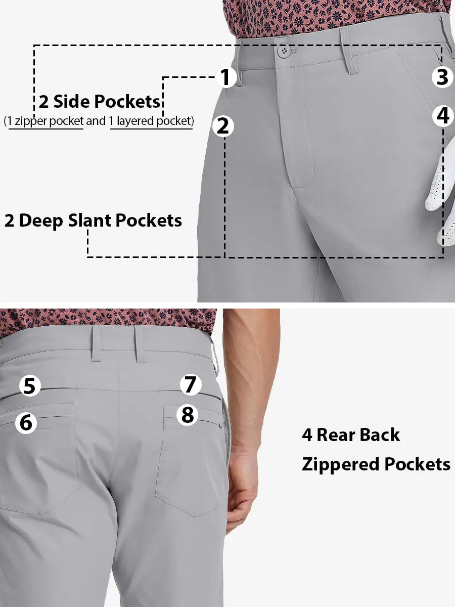 Water Resistant Versatile 8 Pockets Shorts